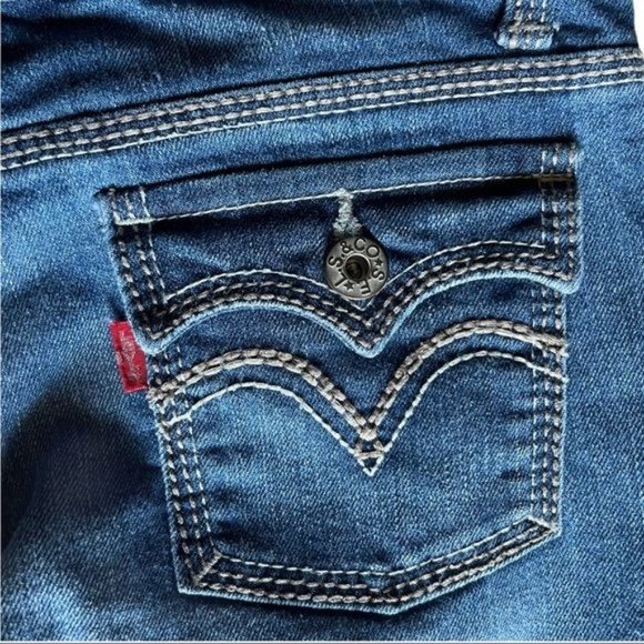 Levi’s Girl's Skinny Jeans with Classic Fit -14Reg - Picture 6 of 16